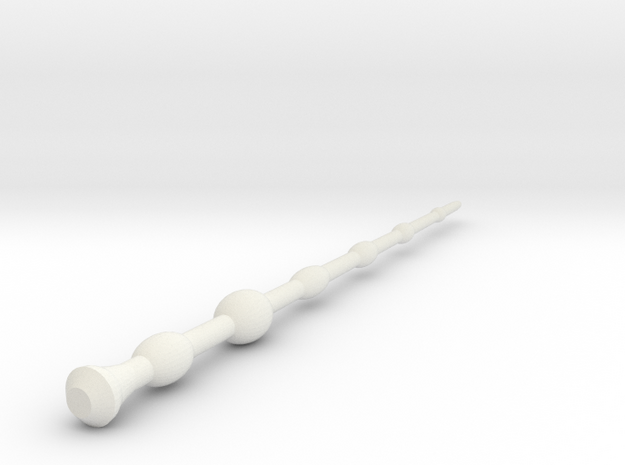 Wand - Elder Style in White Natural Versatile Plastic