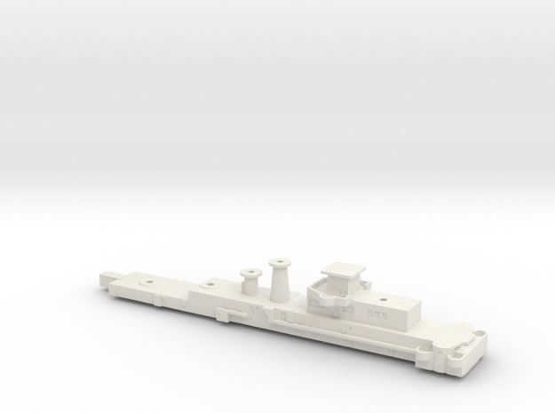 1/700 Large Cruiser USS Alaska (CAG) Aft Superstr. in White Natural Versatile Plastic