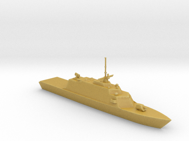 Freedom-class littoral combat ship 1:1200 in Tan Fine Detail Plastic