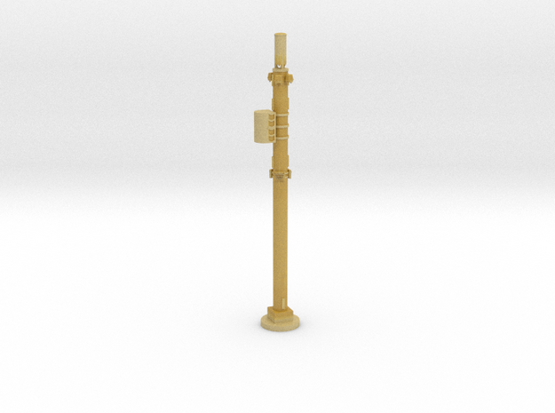 5G Short Cell Tower Pole 1-87 Scale in Tan Fine Detail Plastic