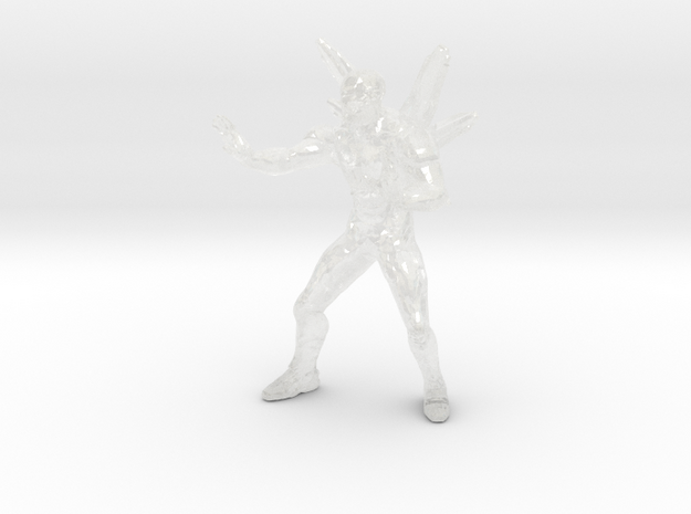 Marvel - Iron Man in Clear Ultra Fine Detail Plastic