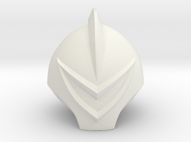 Horde Trooper Head (Visor) for motu Origins in White Natural Versatile Plastic