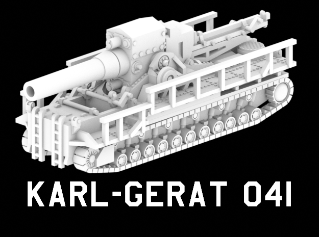 Karl-Gerät 041 in White Natural Versatile Plastic: 1:220 - Z