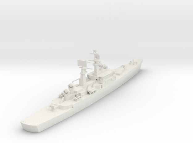 1/500 Scale USS Leahy CG-16 in White Natural Versatile Plastic
