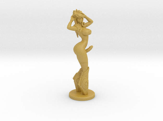 Samus Futanari Mini ( 3 sizes ) in Tan Fine Detail Plastic: Small