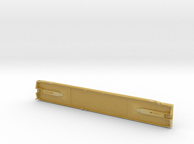 DODX Flatcar - Smooth Deck (Separate Part) in Tan Fine Detail Plastic