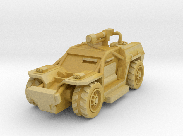 Bison Assault Vehicle in Tan Fine Detail Plastic: Small