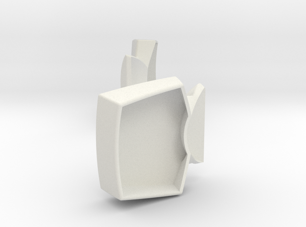 Master Pentagonal Floppy Prism CENTER MISC (PRINT  in White Natural Versatile Plastic