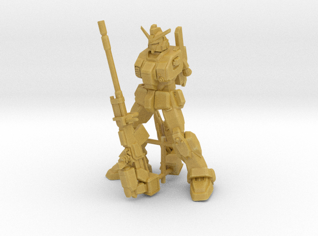 RX-79[G] with 180mm Cannon in Tan Fine Detail Plastic: 1:400