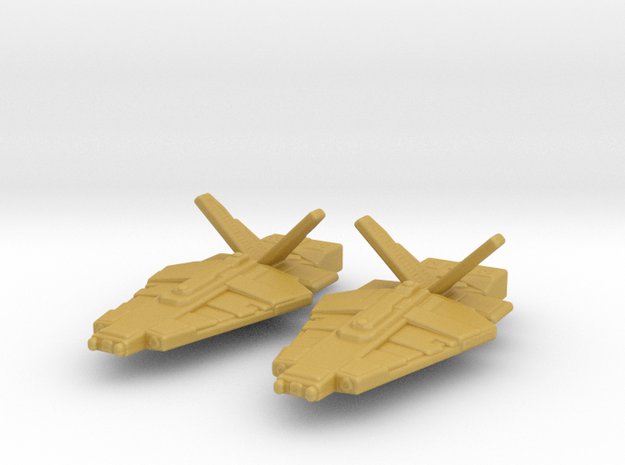Talarian/Lysian Destroyer 1/7000 Attack Wing x2 in Tan Fine Detail Plastic