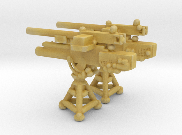 1/144 scale mk 2 81mm mortar with 50 cal in Tan Fine Detail Plastic