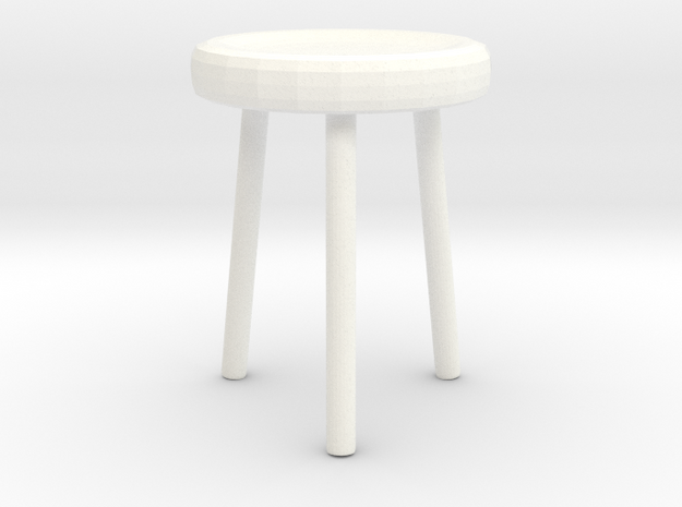 1/16 UBoot VII/C Room radio-chair in White Processed Versatile Plastic