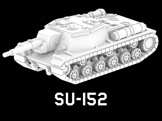 SU-152 in White Natural Versatile Plastic: 1:220 - Z