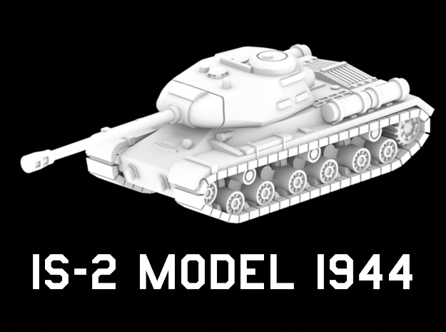 IS-2 Model 1944 in White Natural Versatile Plastic: 1:220 - Z