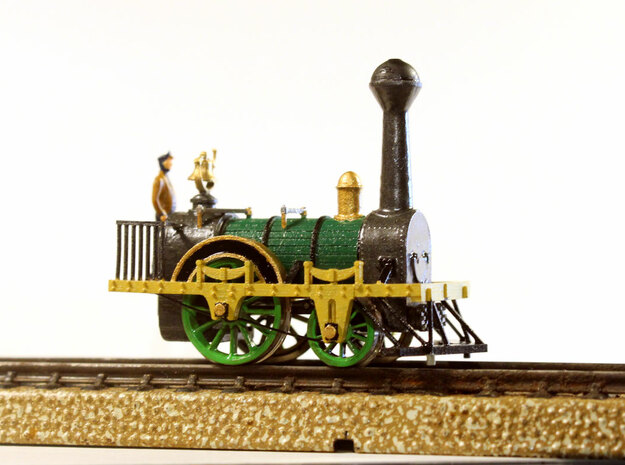 1838 Locks & Canals 2-2-0 Locomotive "Baltimore" in Tan Fine Detail Plastic