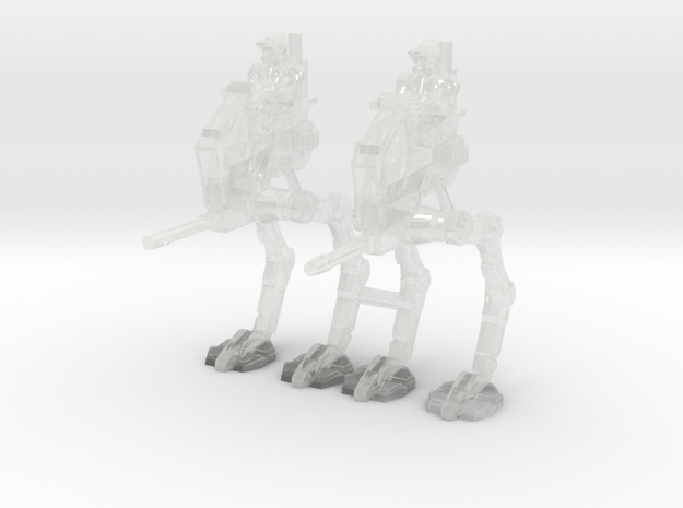 10mm AT-RT (2) in Clear Ultra Fine Detail Plastic