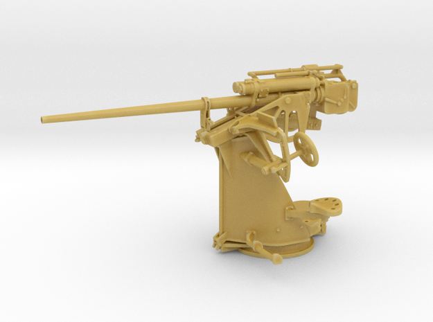 1/45 DKM 3.7 cm/L83 (1.5") SK C/30 Single Gun in Tan Fine Detail Plastic