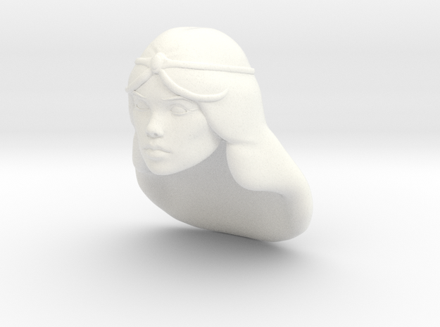 Lady Arvela Head Classics in White Processed Versatile Plastic