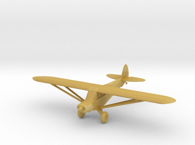 Piper PA18 with Bush Tires - Nscale in Tan Fine Detail Plastic