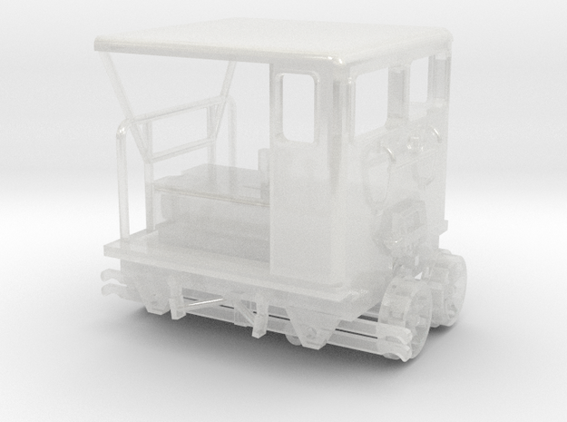 Maintenance-Of-Way Motor Car 1-87 HO Scale (Moveab in Clear Ultra Fine Detail Plastic