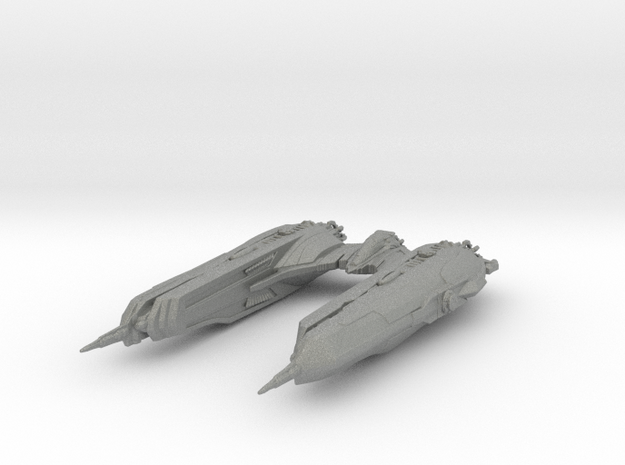 Klingon Chargh Class 1/7000 in Gray PA12