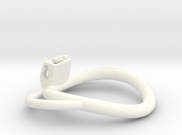 Cherry Keeper Ring G2 - 54x58mm (TO) -10° ~56mm LH in White Processed Versatile Plastic