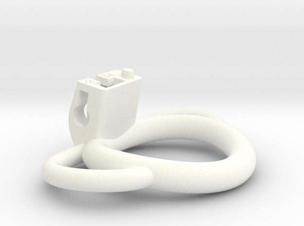 Cherry Keeper Ring G2 - 34mm -2° Handles in White Processed Versatile Plastic