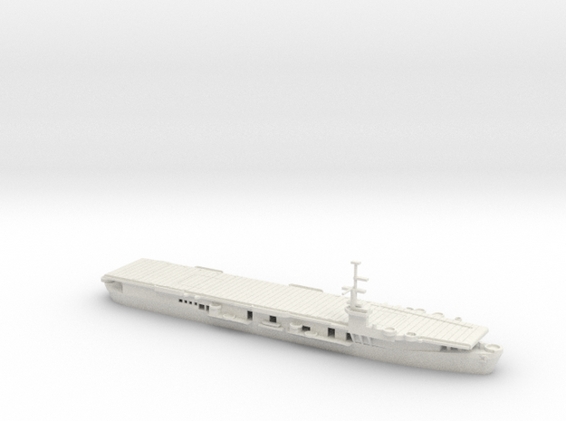 1/500 Scale USS Commencement Bay CVE-105 in White Natural Versatile Plastic