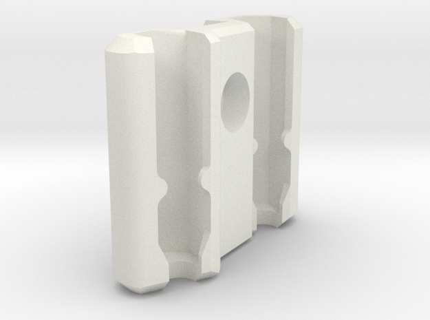 Ridgid Bit Holder Dubbel 2.0 v7 - Right in White Natural Versatile Plastic