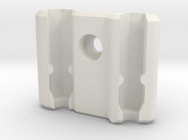 Ridgid Bit Holder Dubbel 2.0 v7 - Left in White Natural Versatile Plastic