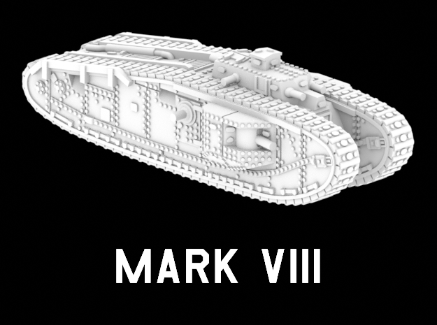 Mark VIII in White Natural Versatile Plastic: 1:220 - Z