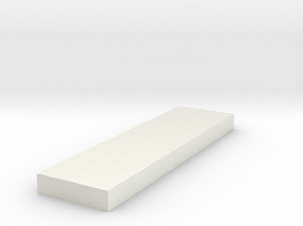 EF2 Square Top Edging 1-24 Scale in White Natural Versatile Plastic