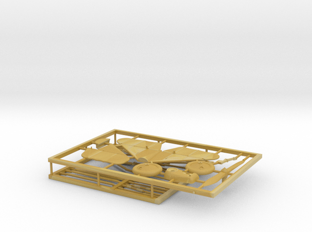 Aero A-34 Kos, 1/72 - 3 of 3, small parts in Tan Fine Detail Plastic