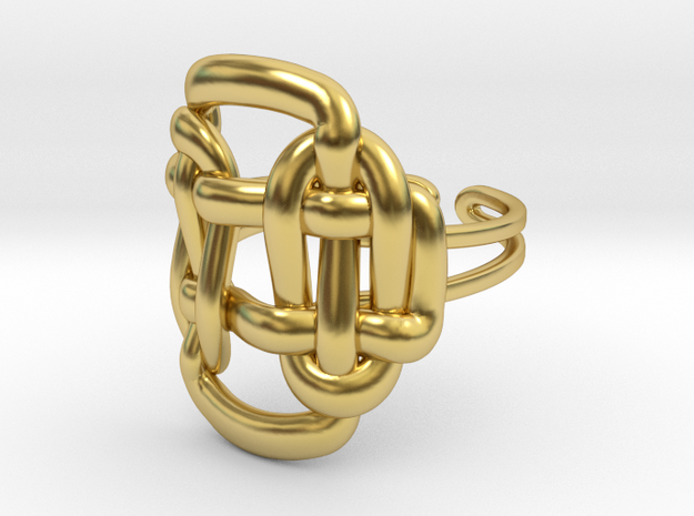 Double knot in Polished Brass