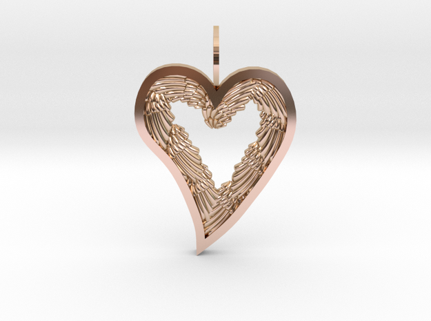 Angelic Gateway #2 in 14k Rose Gold Plated Brass