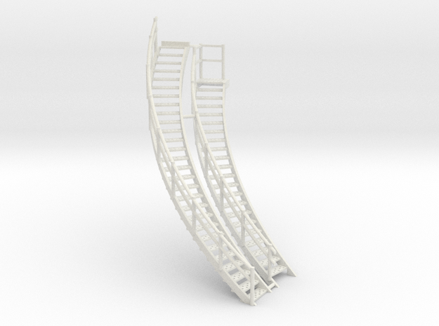 model 30 grain bin stairs in White Natural Versatile Plastic