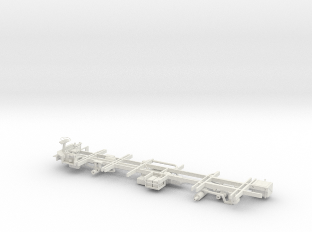 DAF MB200 bus chassis in White Natural Versatile Plastic