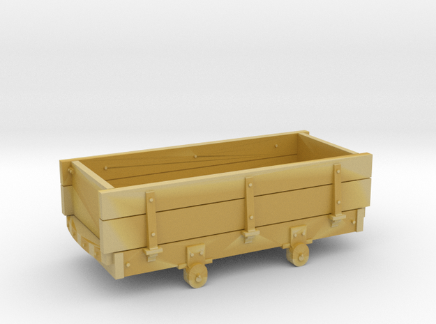 Penrhyn Railway fullersite wagon version 2 009 in Tan Fine Detail Plastic