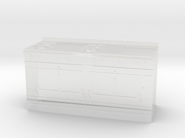 1:48 Miniature Lacornue 180 Stove in Clear Ultra Fine Detail Plastic