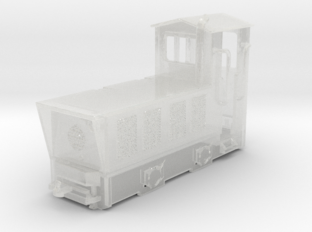 FR Hunslet diesel locomotive NO. 9349 Moel Yr Hydd in Clear Ultra Fine Detail Plastic