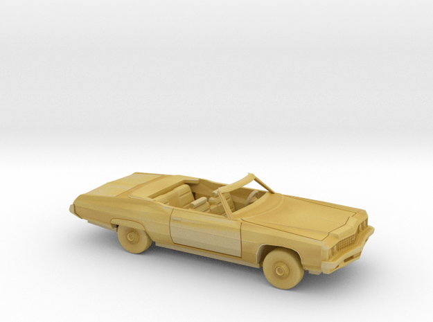 1/64 1973 Chevrolet Caprice Open Convertible Kit in Tan Fine Detail Plastic