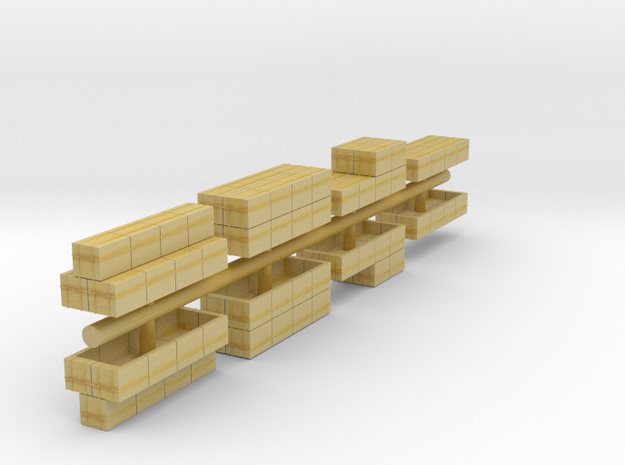 Plasmor concrete block wagon loads - Spru of 8 in Tan Fine Detail Plastic