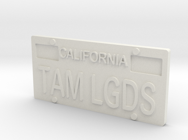 tamlgds-plate in White Natural Versatile Plastic