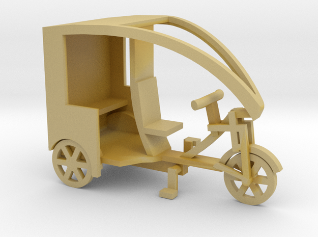 pc87-pedicab in Tan Fine Detail Plastic