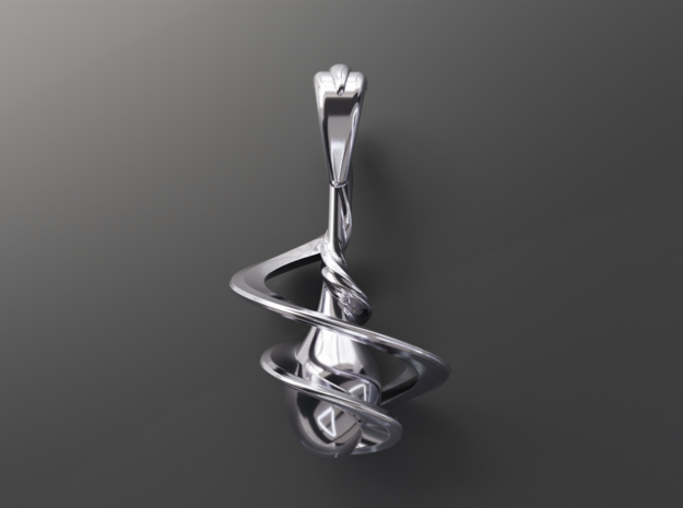 Aquarielle in Polished Silver