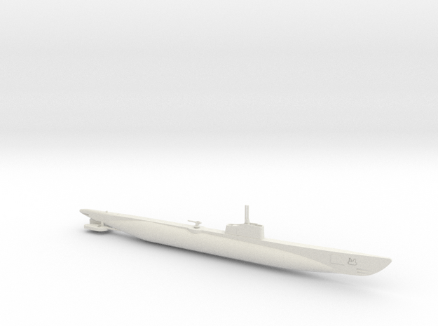 1/350 Scale USS Porpoise class in White Natural Versatile Plastic