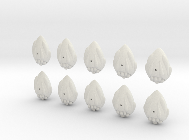 easter egg fleet set in White Natural Versatile Plastic