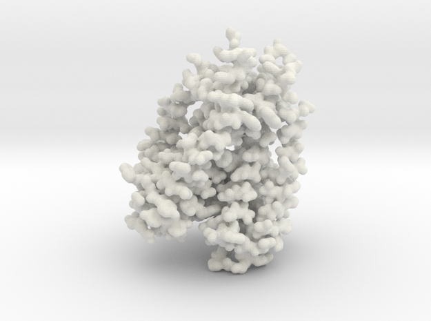 KcsA Ion Channel in White Natural Versatile Plastic