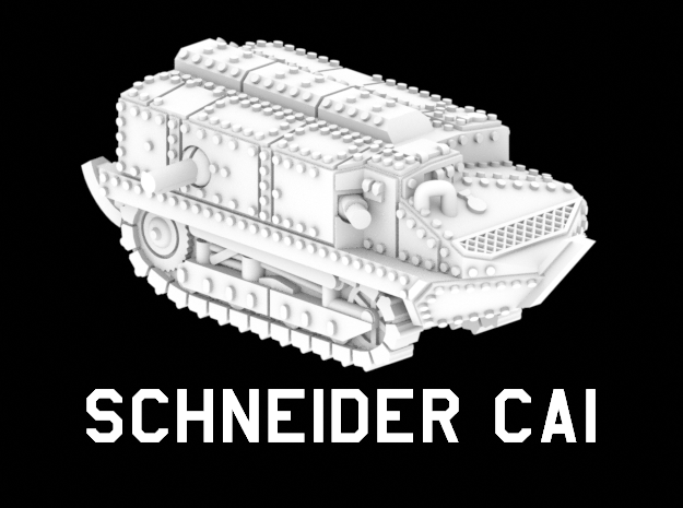 Schneider CA1 in White Natural Versatile Plastic: 1:220 - Z
