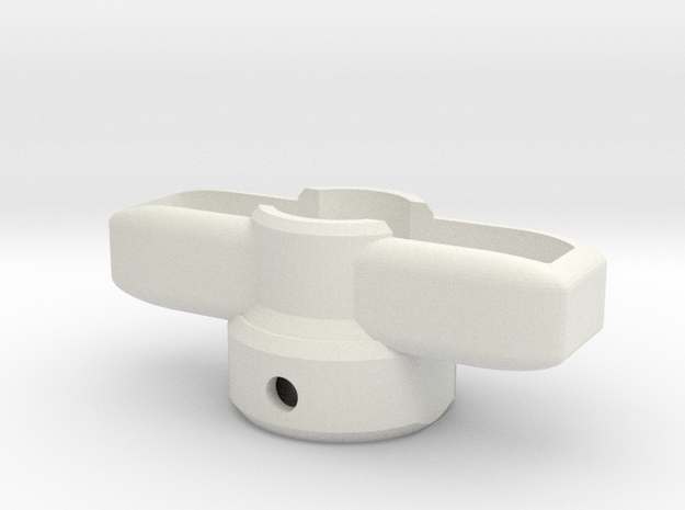 Spigot handle turner extender tool in White Natural Versatile Plastic